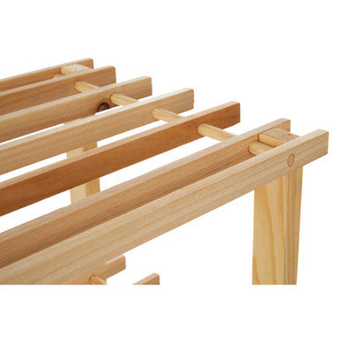 Arla Natural And Cedar Wood 2 Tier Shoe Rack - image 9