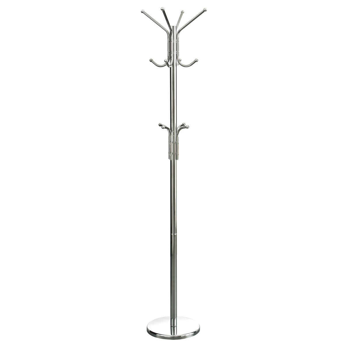 Drew Chrome Floor Standing Coat Stand