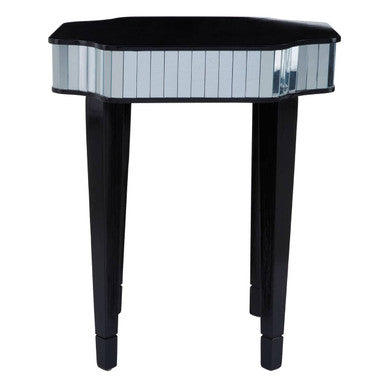 Clavier Black and Mirror Side Table - image 2