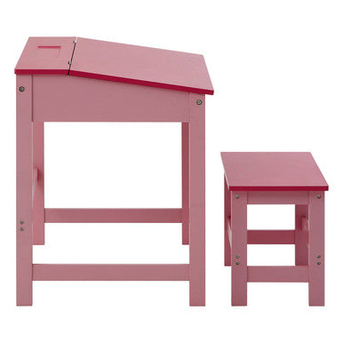 Jordan Childrens Pink Desk And Stool