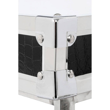 Carla Crocodile Leather Effect Coffee Table