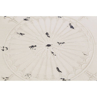 Artisan Cream Metal Bar Table