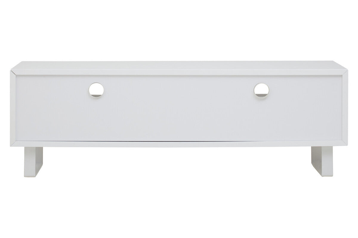 Moritz White High Gloss Media Cabinet