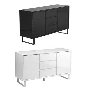 Moritz White High Gloss Sideboard