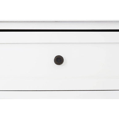 Vermont Ivory 2 Drawer 4 Baskets Cabinet