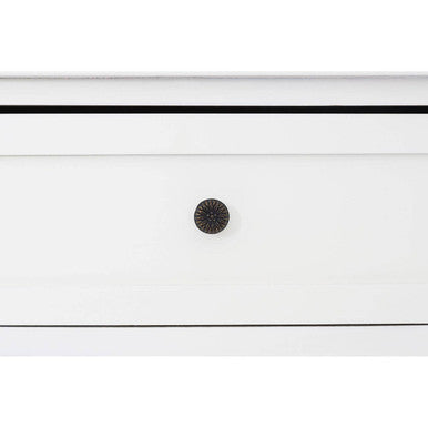 Vermont Ivory 3 Drawer 3 Baskets Bench