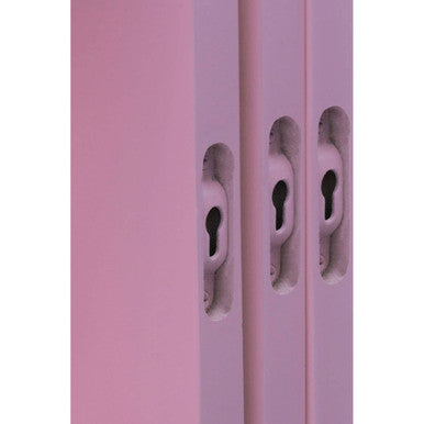 Set Of Three Pink Mdf Wall Cubes