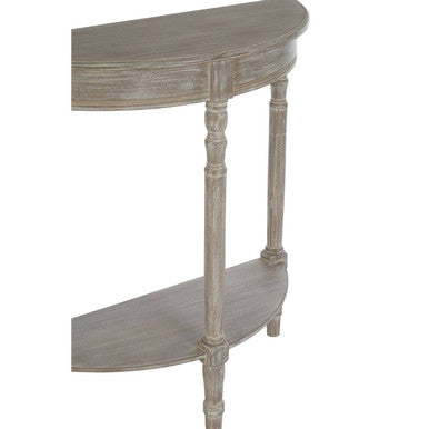 Heritage Half Moon Natural Console Table