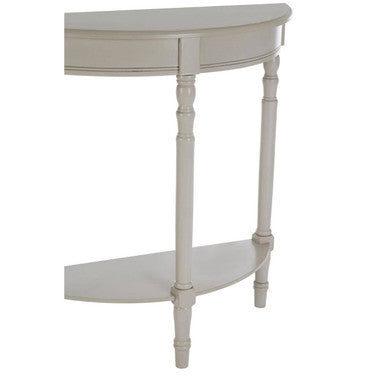 Heritage Grey Putty Pine Wood Console Table