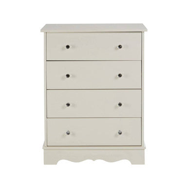 Emily Ivory 4 Drawer Chest