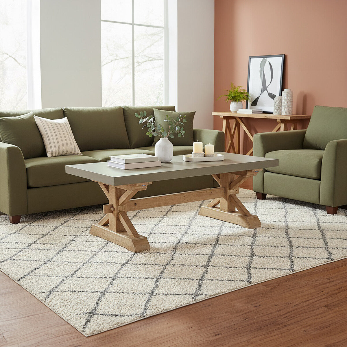 Pompeii Wooden Coffee Table