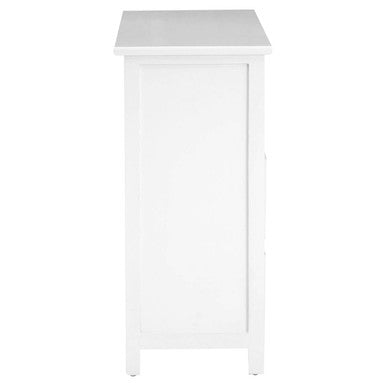 New England White Mdf 6 Drawers Chest