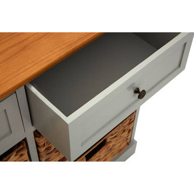 Vermont Two Drawers Four Baskets Cabinet