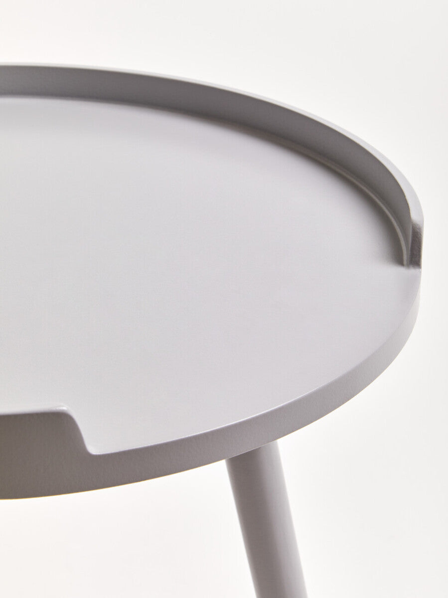 Viborg Grey Small Round Side Table