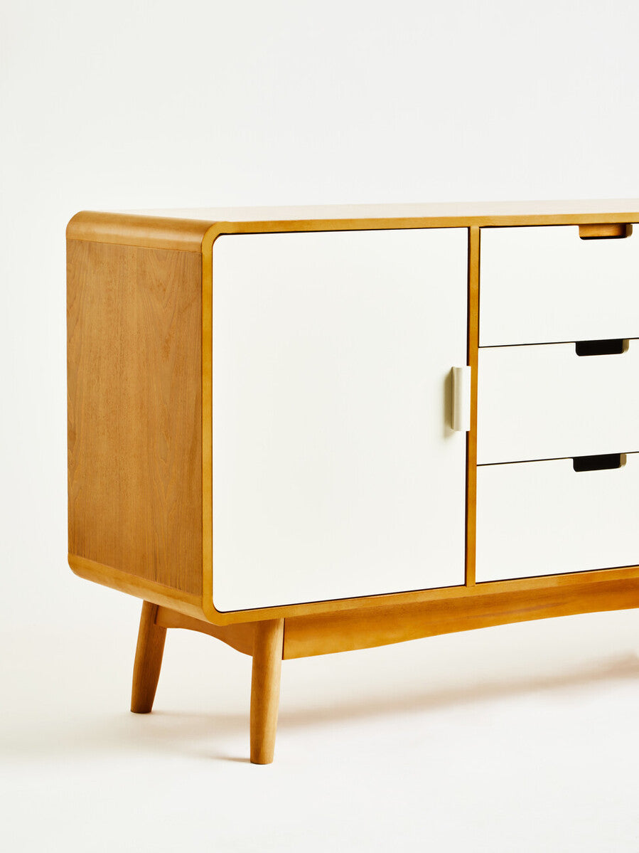 Malmo Sideboard | 3 Drawers and 2 Doors | Solid Oak Wood