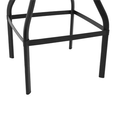 Natural Height Adjustable Bar Table with Metal Frame | New Foundry