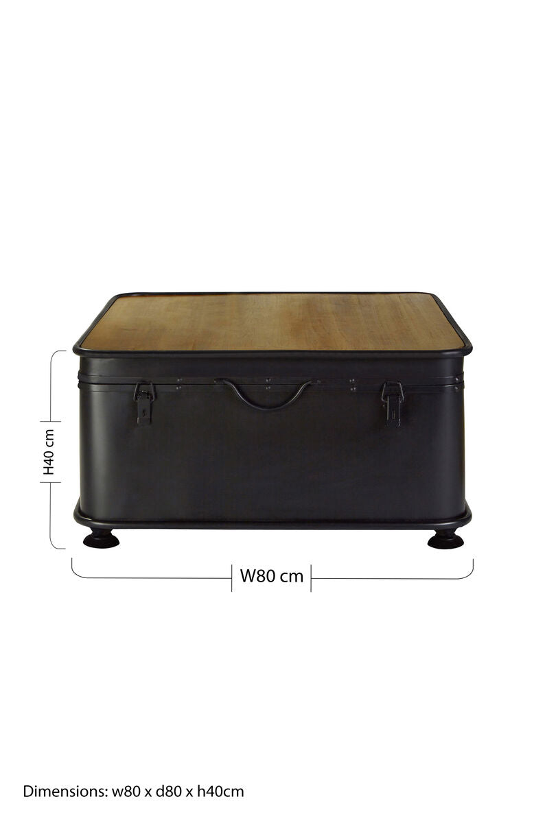 New Foundry Coffee Table With Hinged Top