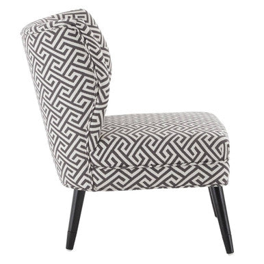 Regents Park Greek Key Design Accent Chair