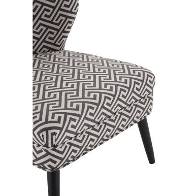 Regents Park Greek Key Design Accent Chair