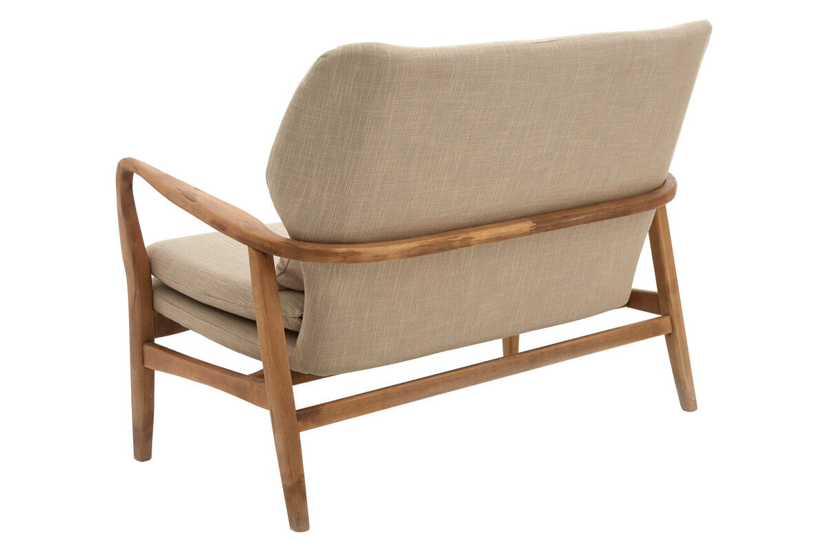 Stockholm Birch Wood Frame 2 Seat Sofa