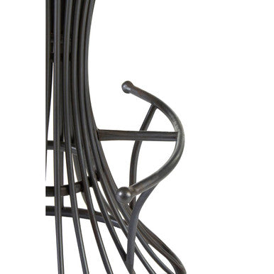 New Foundry Elm Wood And Metal Bar Stool