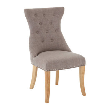 Regents Park Mink Linen Dining Chair