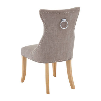 Regents Park Mink Linen Dining Chair