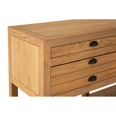 Lyon Grey Oak Wood Sideboard