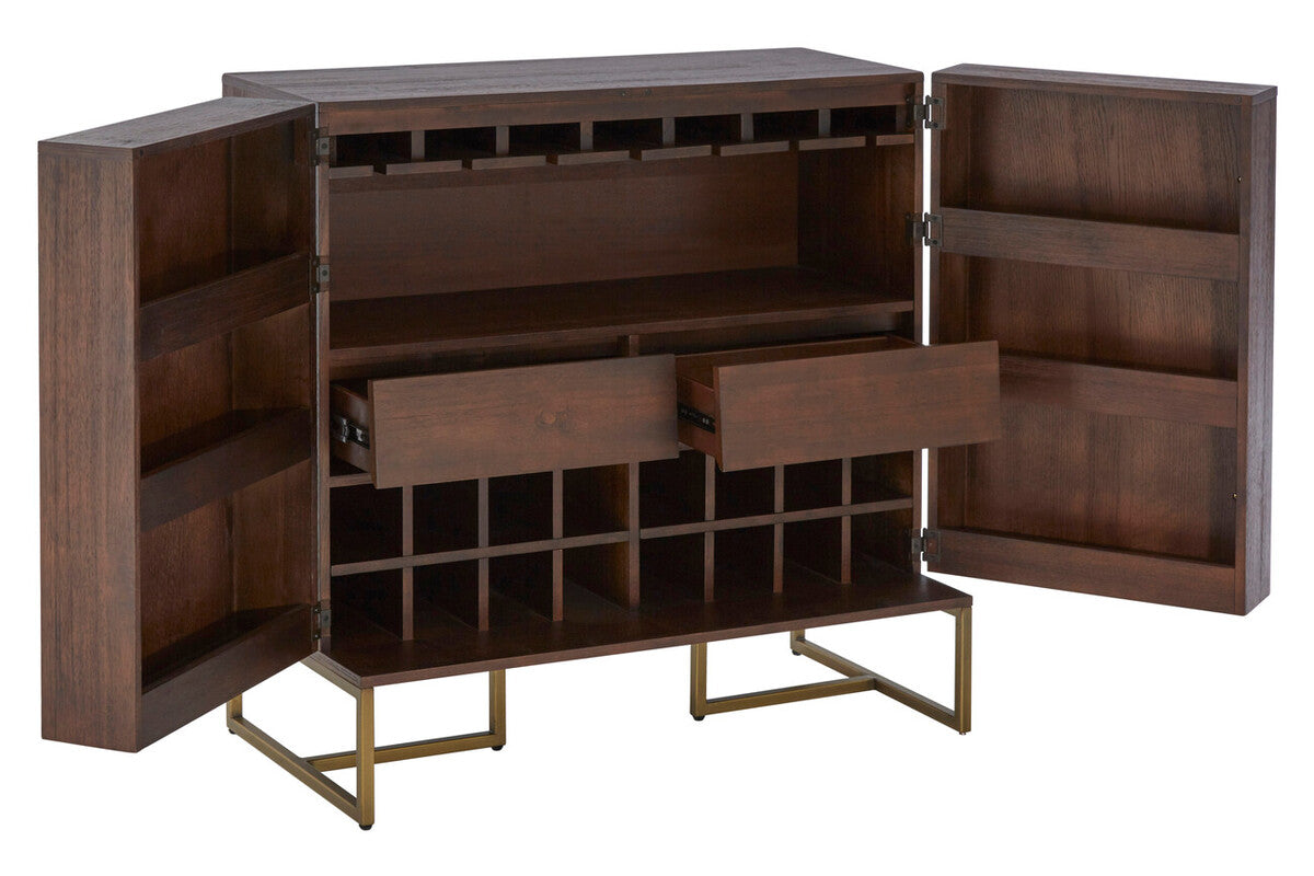 Brando Acacia Wood Effect Drinks Cabinet - image 5