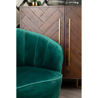 Brando Acacia Wood Effect Drinks Cabinet - image 3