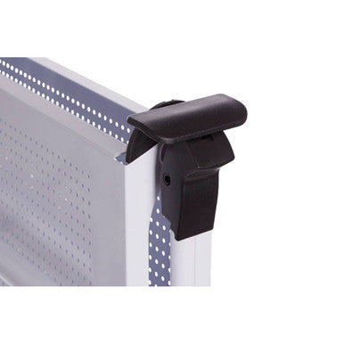 Harlow White Rectangular Folding Kitchen Trolley - image 3