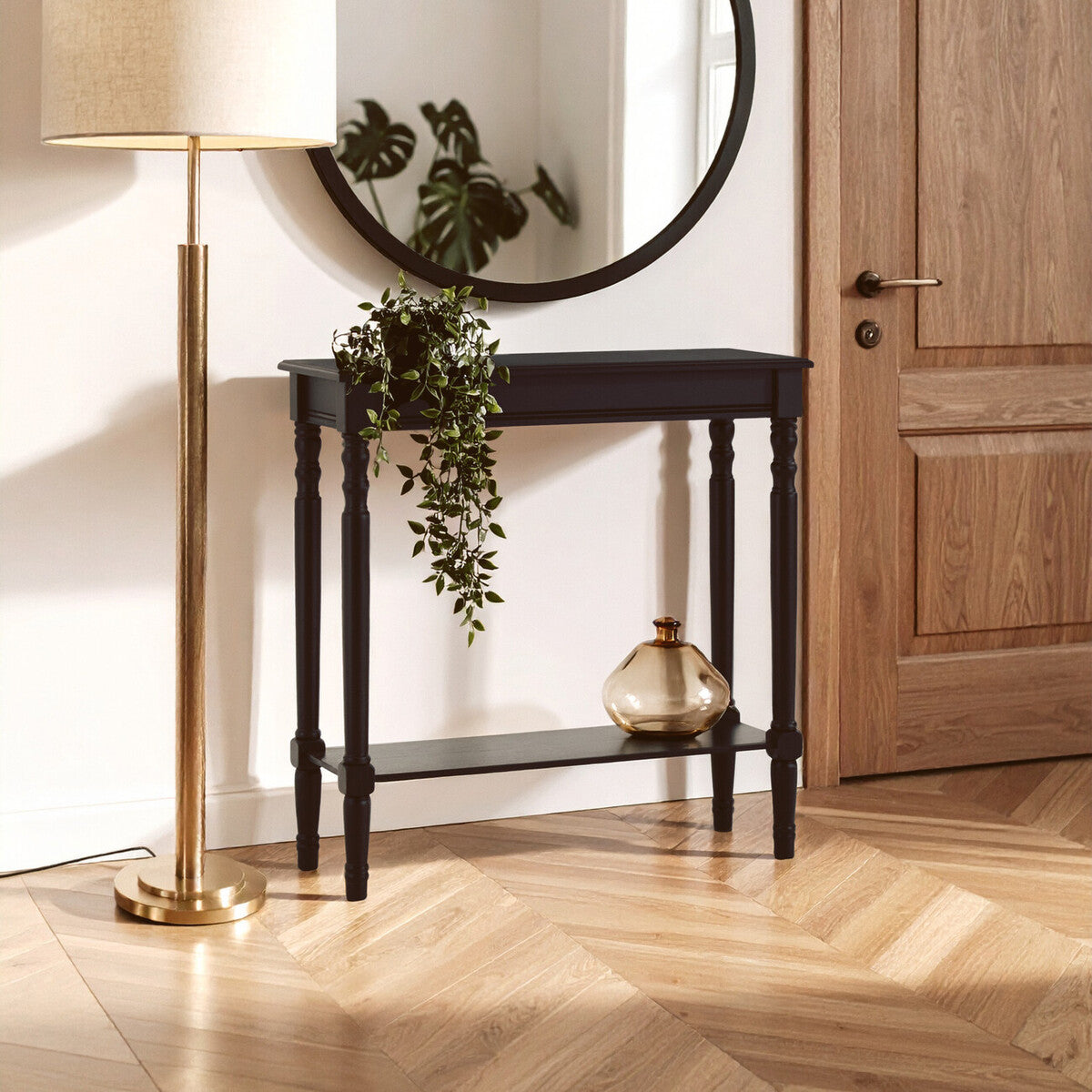 Heritage Black Console Table