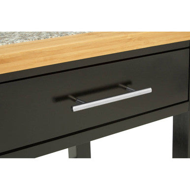 Harlow Glenn Kitchen Trolley with Granite Top