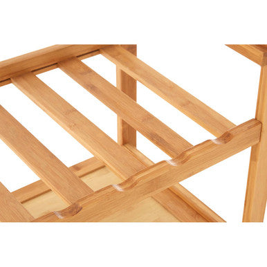 Harlow Bamboo One Drawer Kitchen Trolley - image 7