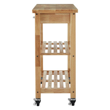 Harlow Glenn Tropical Hevea Wood Kitchen Trolley