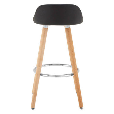 Normann Black Bar Stool