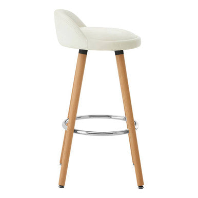 Normann White Bar Stool