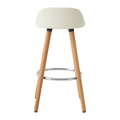 Normann White Bar Stool