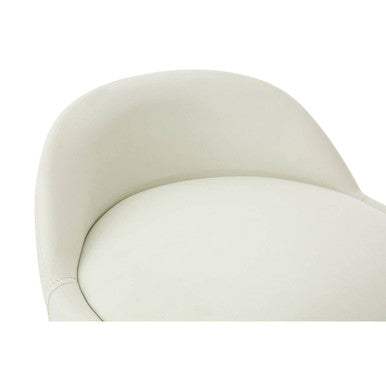 Normann White Bar Stool