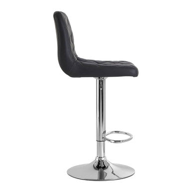 Tara Grey Faux Leather Bar Chair