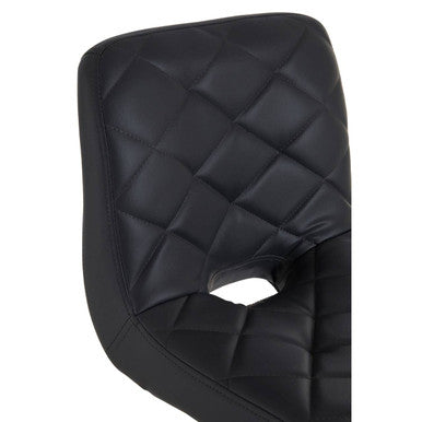 Tara Grey Faux Leather Bar Chair
