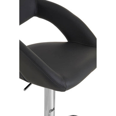 Taylor Grey Faux Leather Bar Chair