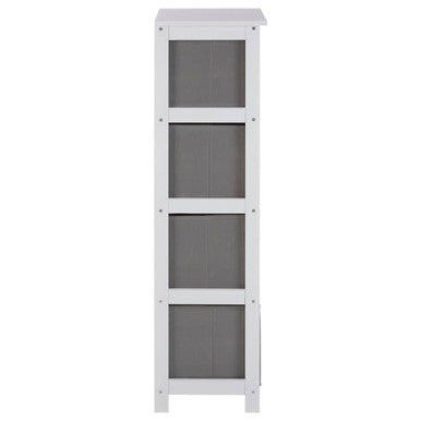 Lindo 4 Grey Fabric Drawers Cabinet