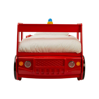 Kids Red Fire Engine Bed