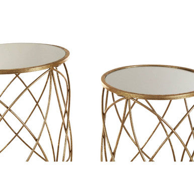 Arcana Set Of Two Round Side Tables.