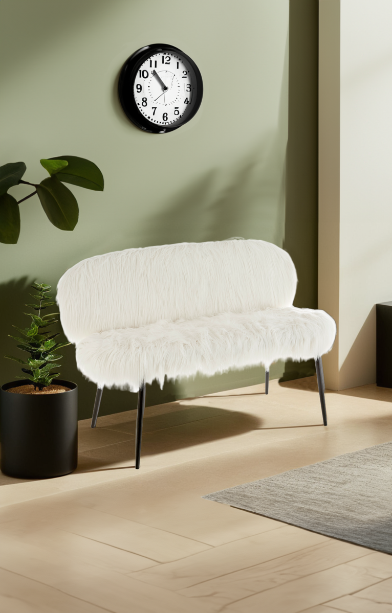 Sofa with Black Legs, Sienna