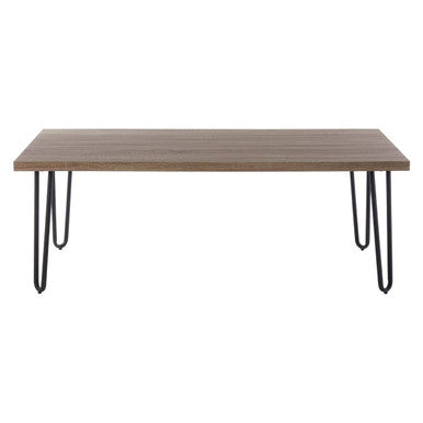 Borough Veneer Top and Metal Legs Coffee Table - image 2