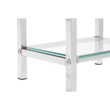 Dara 3 Tier Tempered Glass Shelf Unit