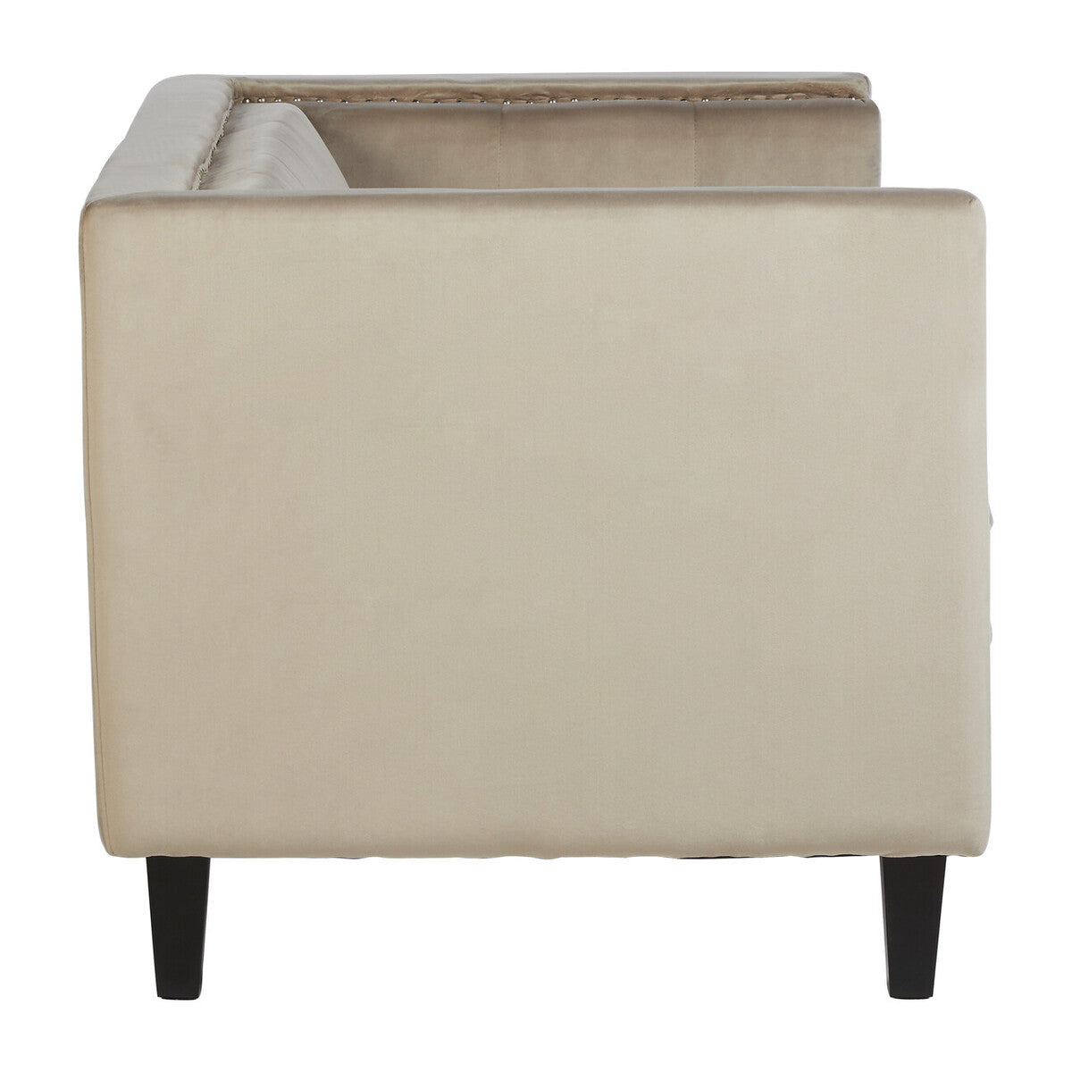 2 Seater Mink Velvet Sofa, Felisa - image 4