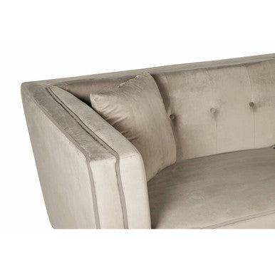 Ferris 3 Seat Mink Velvet Sofa